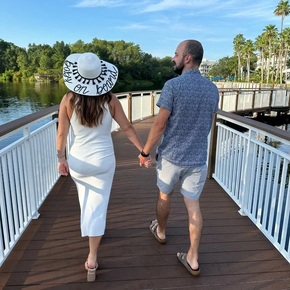 Baby on Board Announcement Sun Hat Maternity - Picture 6 of 6